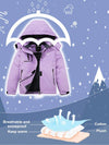 Wantdo Girls' Waterproof Ski Jacket Insulated Snowboarding Jackets Winter Snow Coat 
