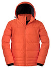 Men's Puffer Coat Insulated Windproof Quilted Jacket With Fixed Hood