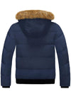 Men's Puffer Jacket Cotton Coat with Removable Hood Acadia 16