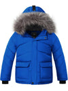 ZSHOW Boy's Hooded Puffer Jacket Thick Padded Winter Coat Windproof Parka