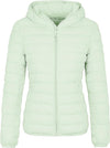 Women's Packable Down Jacket Ultra Lightweight Puffer Coat Short With Hood ThermoLite I