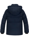ZSHOW ZSHOW Boy's Warm Fleece Jacket Water Resistant Hooded Winter Coat 