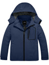 ZSHOW ZSHOW Boy's Waterproof Ski Jacket Outdoor Warm Winter Coat Windproof Snow Coat Dark Blue 6/7 