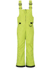 Wantdo Boy's Waterproof Insulated Snow Pants Winter Warm Padding Ski Pants Neon Green 6/7 