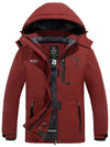 Wantdo Women's Waterproof Ski Jacket Windproof Winter Warm Snow Coat Mountain Rain Jacket Atna 121 Wine Red S 