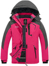 Wantdo Women's Waterproof Ski Jacket Windproof Winter Warm Snow Coat Mountain Rain Jacket Atna 121 Rose Red S 