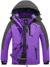 Wantdo Women's Waterproof Ski Jacket Windproof Winter Warm Snow Coat Mountain Rain Jacket Atna 121 Purple S 