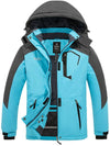 Wantdo Women's Waterproof Ski Jacket Windproof Winter Warm Snow Coat Mountain Rain Jacket Atna 121 Sky Blue S 