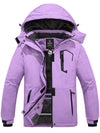 Wantdo Women's Waterproof Ski Jacket Windproof Winter Warm Snow Coat Mountain Rain Jacket Atna 121 Light Purple S 