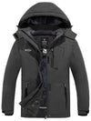 Wantdo Women's Waterproof Ski Jacket Windproof Winter Warm Snow Coat Mountain Rain Jacket Atna 121 Grey S 