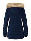 Women's Winter Coat Puffer Coats with Removable Faux Fur Hood Acadia 27