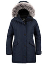Women's Warm Winter Coat Waterproof Parka Long Puffer Jacket with Faux Fur Hood Acadia 36