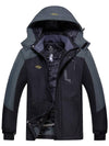 Wantdo mens ski jackets on sale Black Grey